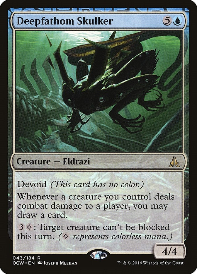 Image for Deepfathom Skulker (43) (Oath of the Gatewatch) - Magic: The Gathering