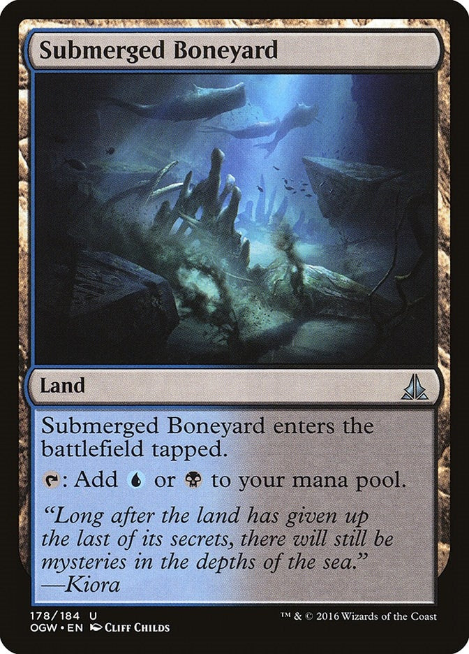 Image for Submerged Boneyard (178) (Oath of the Gatewatch) - Magic: The Gathering