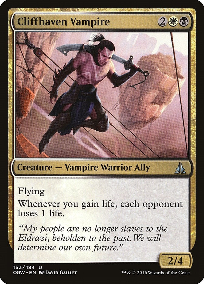 Image for Cliffhaven Vampire (153) (Oath of the Gatewatch) - Magic: The Gathering