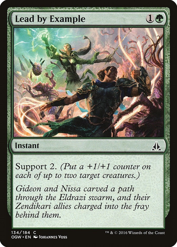 Image for Lead by Example (134) (Oath of the Gatewatch) - Magic: The Gathering