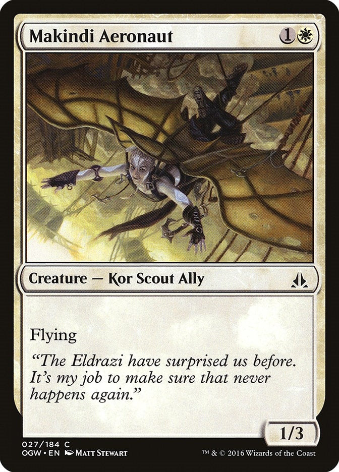 Image for Makindi Aeronaut (27) (Oath of the Gatewatch) - Magic: The Gathering