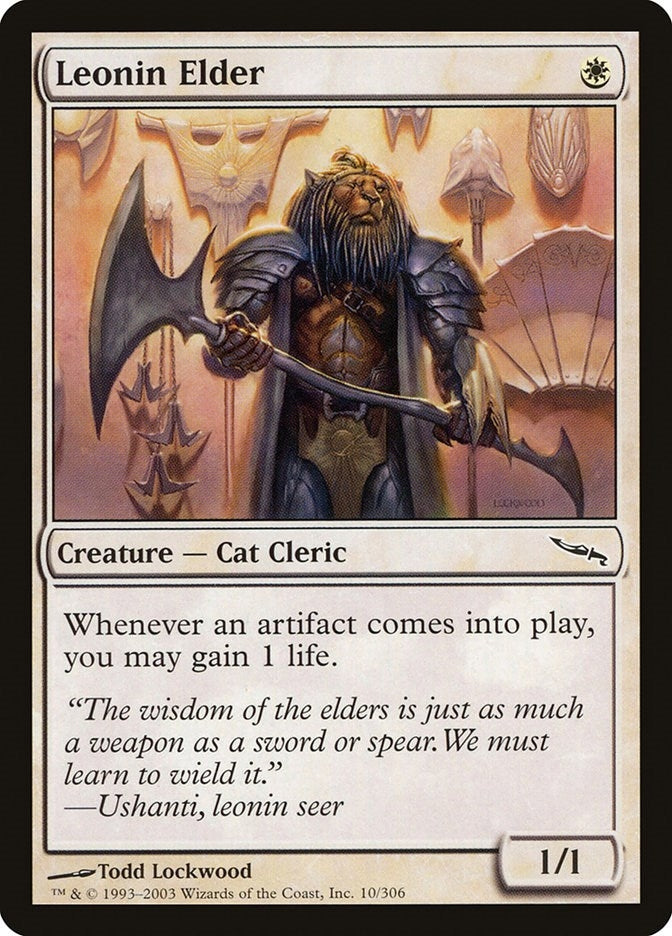 Image for Leonin Elder (10) (Mirrodin) - Magic: The Gathering