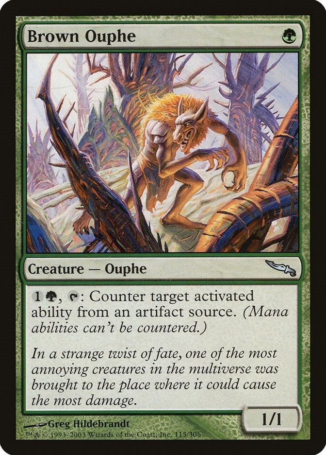 Image for Brown Ouphe (115) (Mirrodin) - Magic: The Gathering