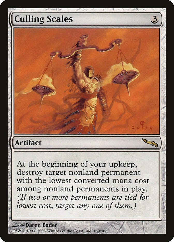 Image for Culling Scales (160) (Mirrodin) - Magic: The Gathering