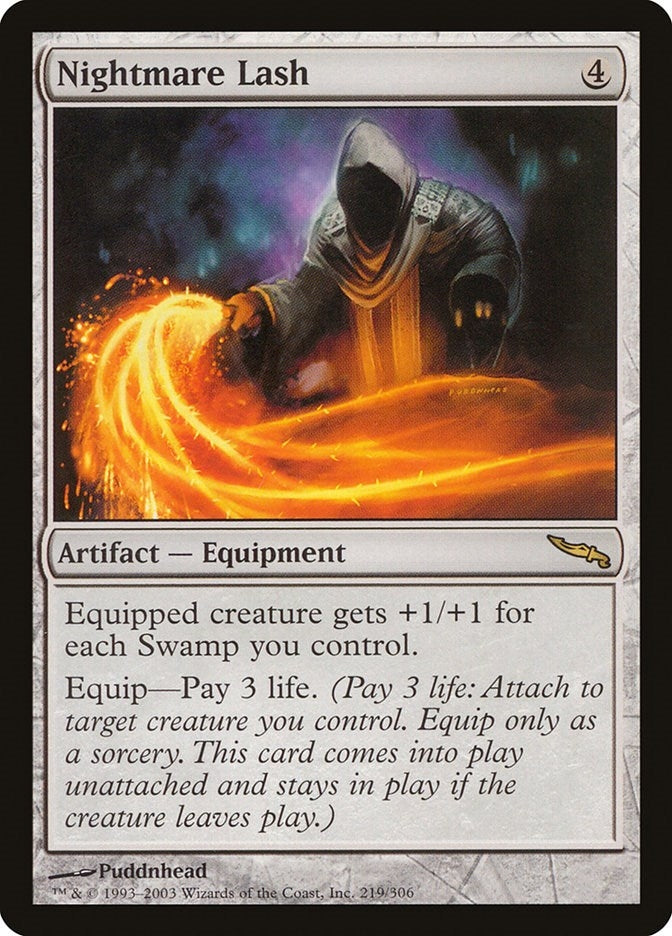 Image for Nightmare Lash (219) (Mirrodin) - Magic: The Gathering