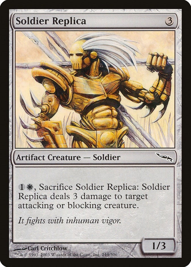 Image for Soldier Replica (244) (Mirrodin) - Magic: The Gathering