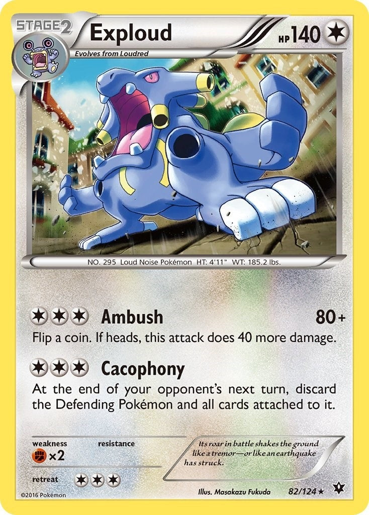 Exploud (82/124) (XY - Fates Collide)