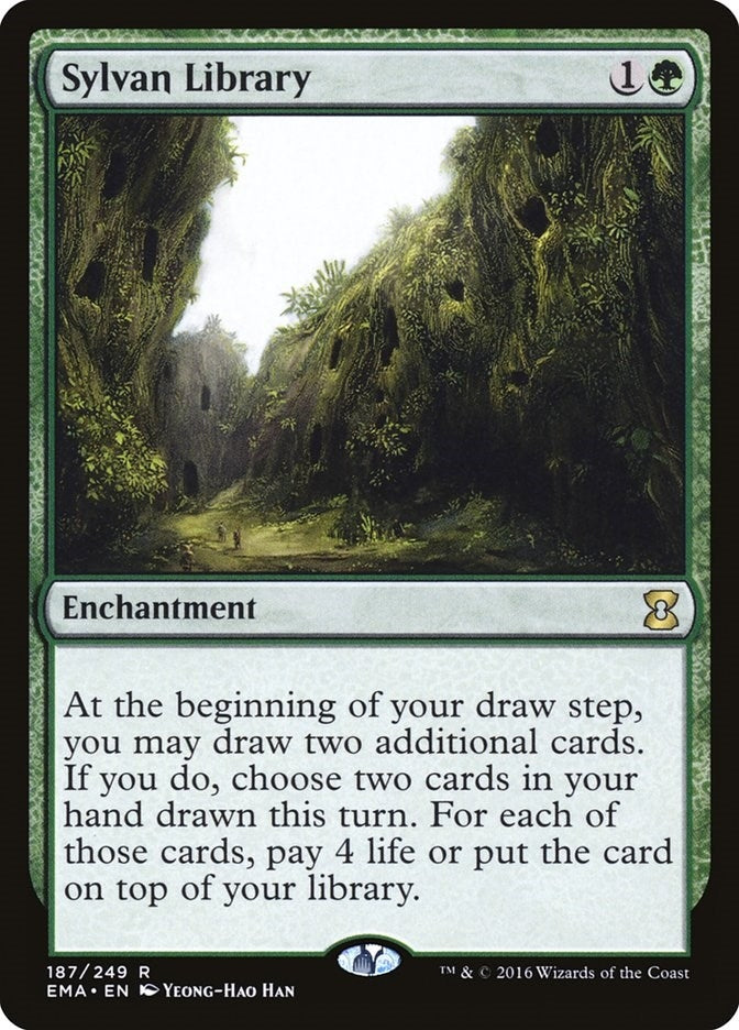 Image for Sylvan Library (187) (Eternal Masters) (EMA) - Magic: The Gathering