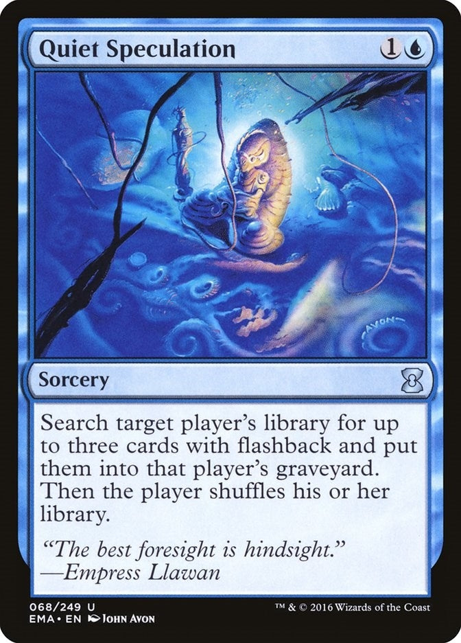 Image for Quiet Speculation (68) (Eternal Masters) (EMA) - Magic: The Gathering