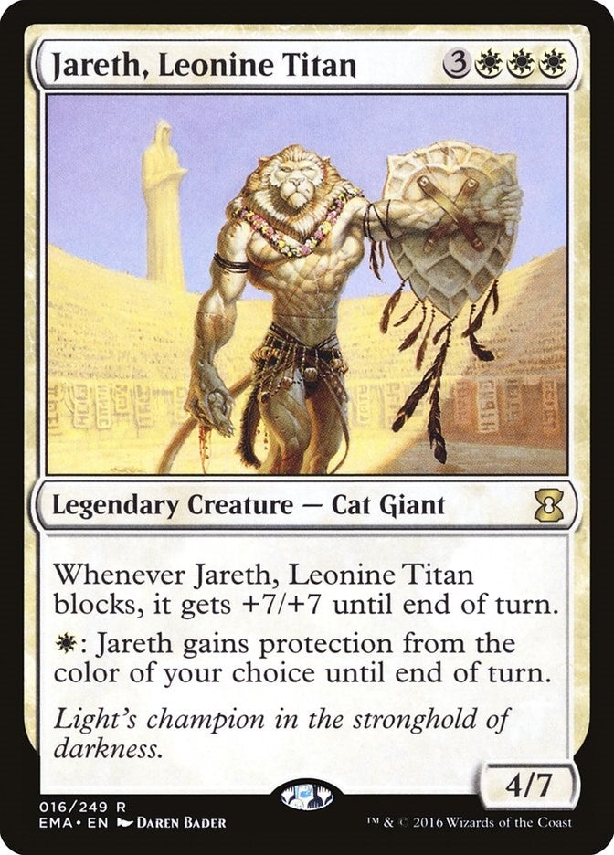 Image for Jareth, Leonine Titan (16) (Eternal Masters) (EMA) - Magic: The Gathering