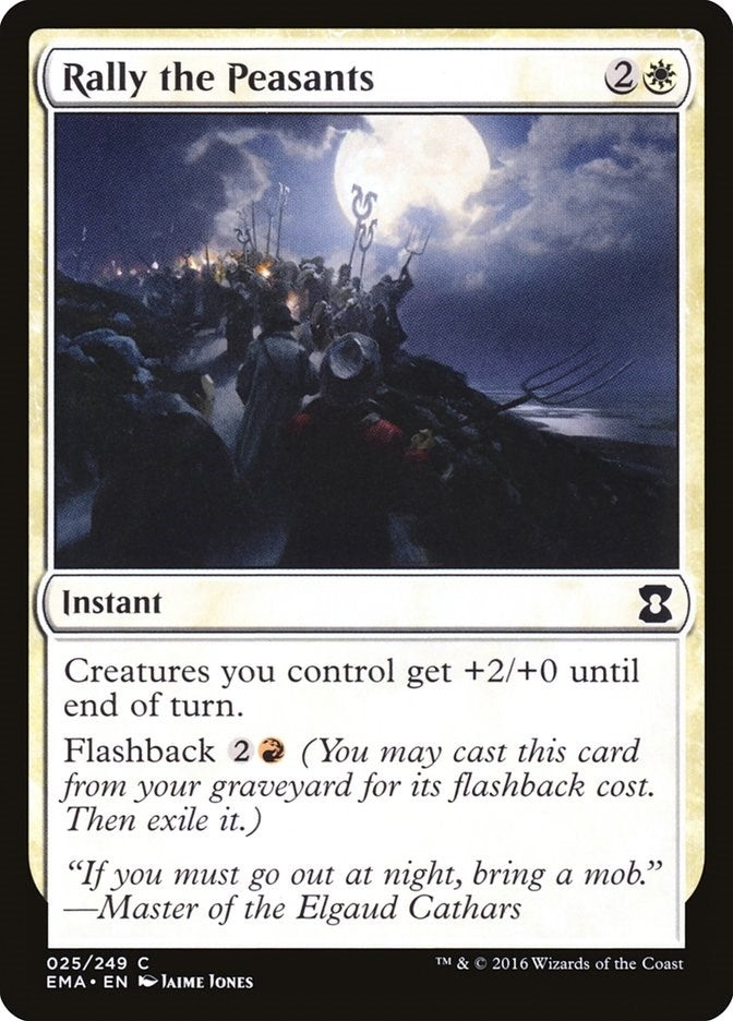 Image for Rally the Peasants (25) (Eternal Masters) (EMA) - Magic: The Gathering