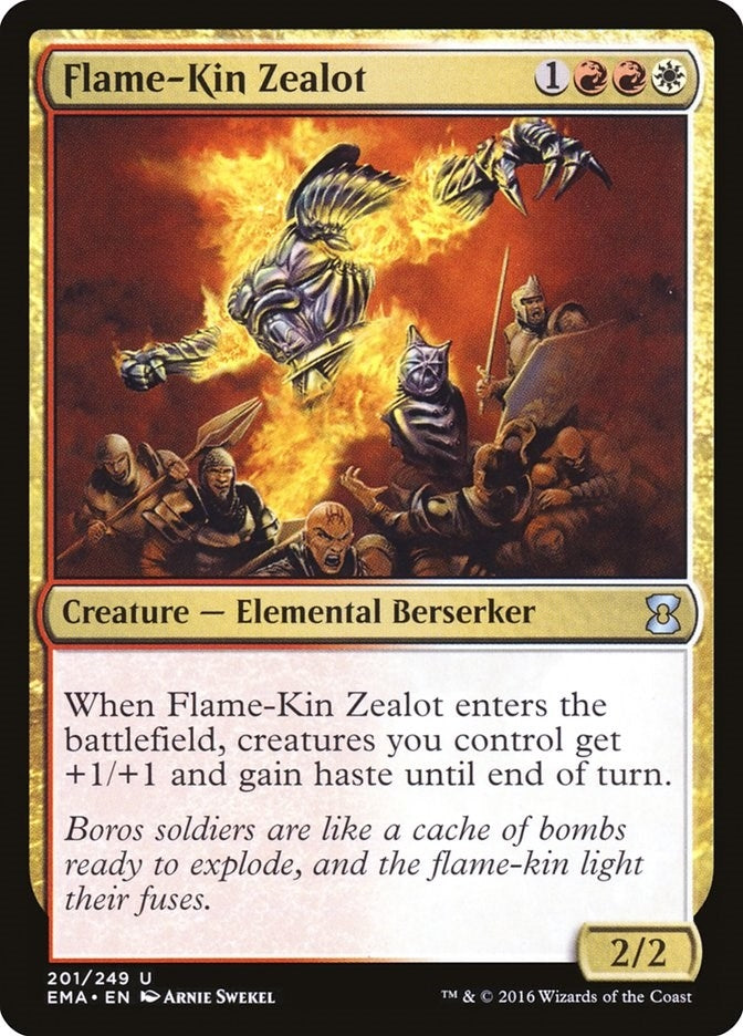 Image for Flame-Kin Zealot (201) (Eternal Masters) (EMA) - Magic: The Gathering
