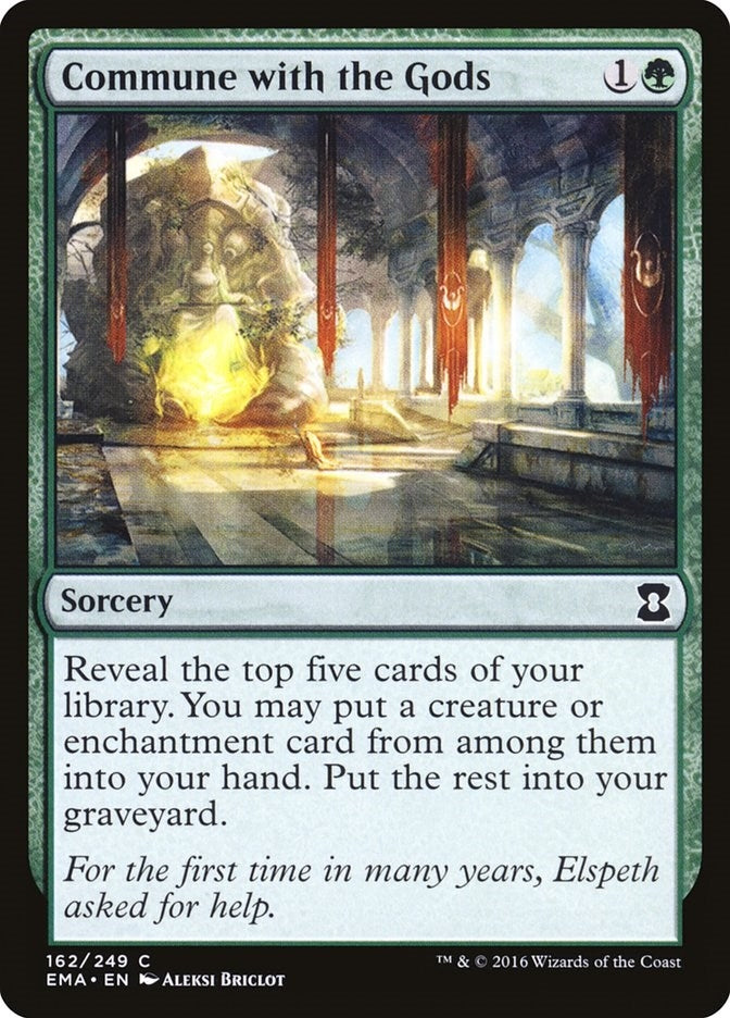 Image for Commune with the Gods (162) (Eternal Masters) (EMA) - Magic: The Gathering