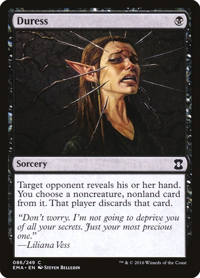 Image for Duress (86) (Eternal Masters) (EMA) - Magic: The Gathering