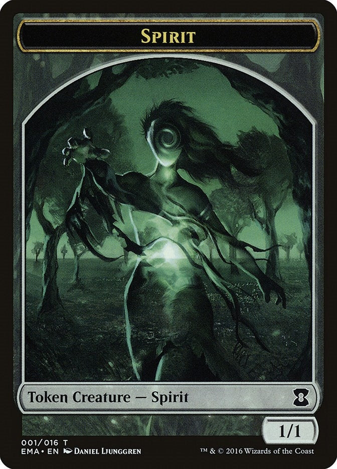 Image for Spirit Token (001) (1) (Eternal Masters) (EMA) - Magic: The Gathering