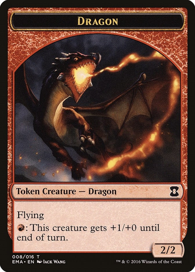Image for Dragon Token (8) (Eternal Masters) (EMA) - Magic: The Gathering