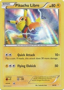 Pikachu Libre (30 - Holo) (30/30) (XY Trainer Kit: Pikachu Libre & Suicune)