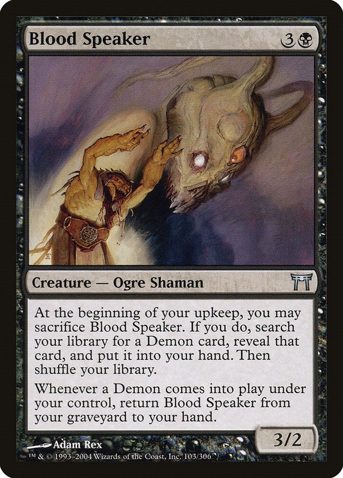 Image for Blood Speaker (103) (Champions of Kamigawa) (CHK) - Magic: The Gathering