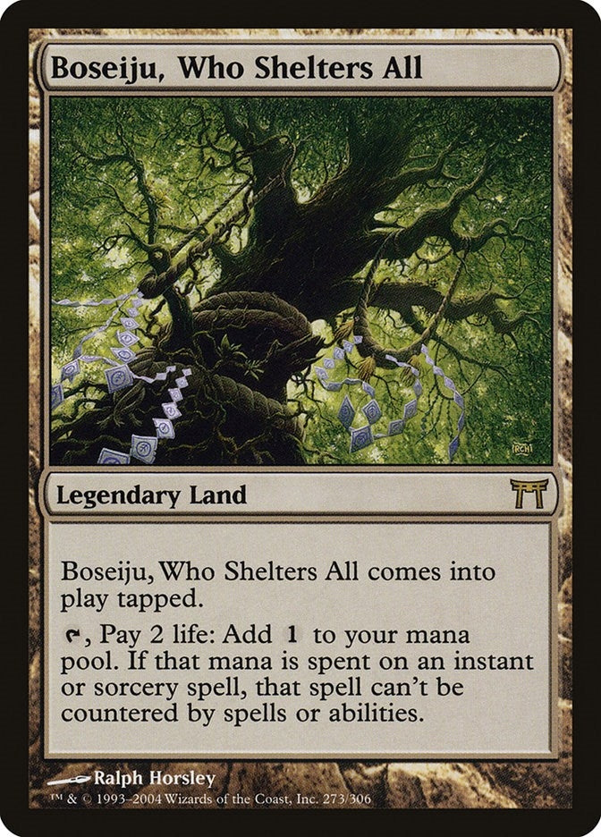 Image for Boseiju, Who Shelters All (273) (Champions of Kamigawa) (CHK) - Magic: The Gathering