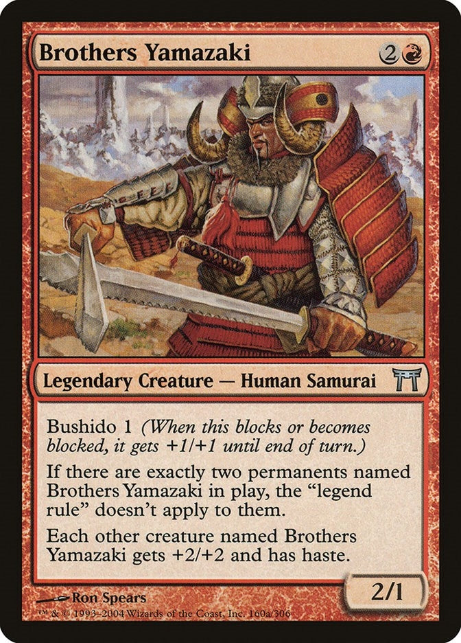 Image for Brothers Yamazaki (160a Sword) (160a) (Champions of Kamigawa) (CHK) - Magic: The Gathering
