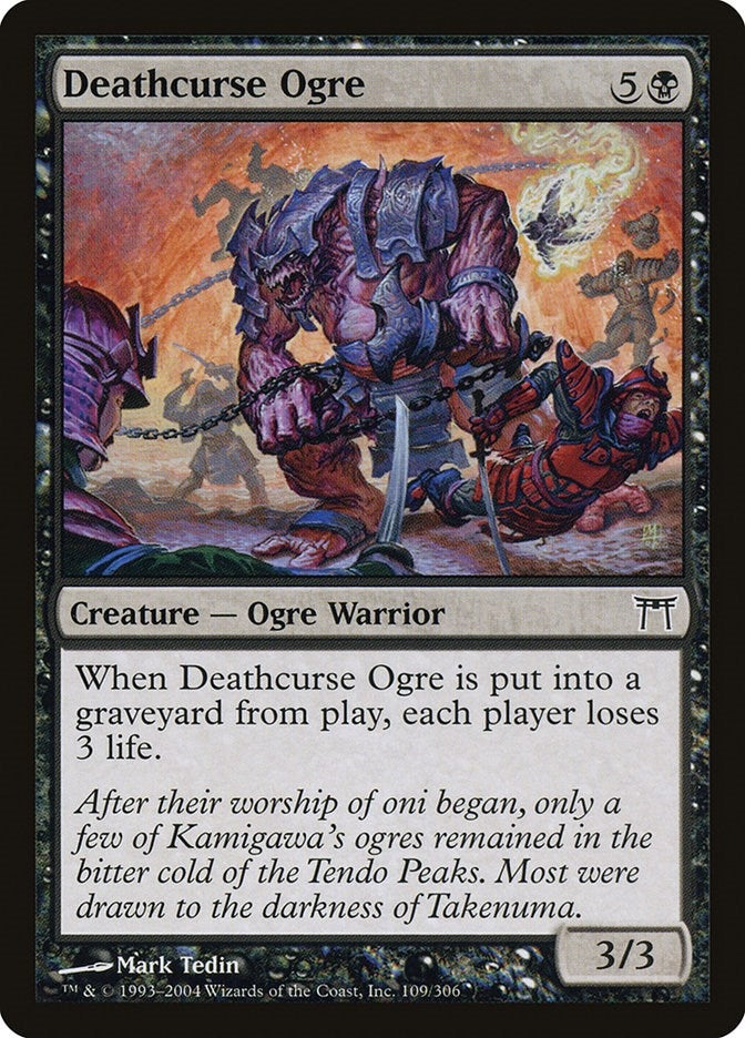 Image for Deathcurse Ogre (109) (Champions of Kamigawa) (CHK) - Magic: The Gathering