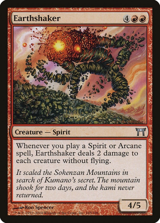 Image for Earthshaker (165) (Champions of Kamigawa) (CHK) - Magic: The Gathering