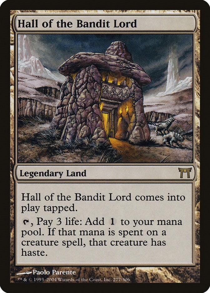 Image for Hall of the Bandit Lord (277) (Champions of Kamigawa) (CHK) - Magic: The Gathering