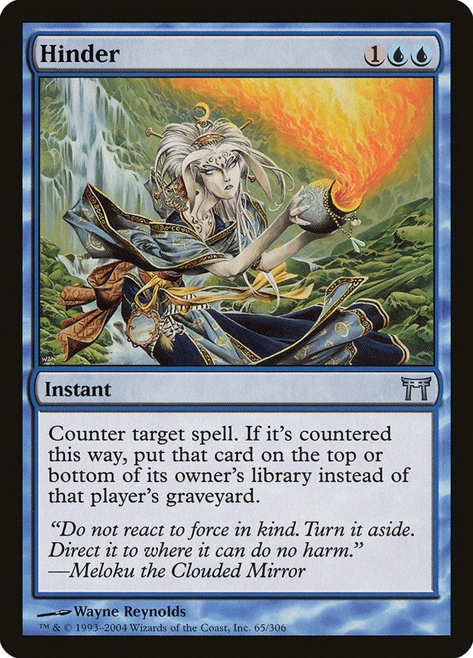 Image for Hinder (65) (Champions of Kamigawa) (CHK) - Magic: The Gathering