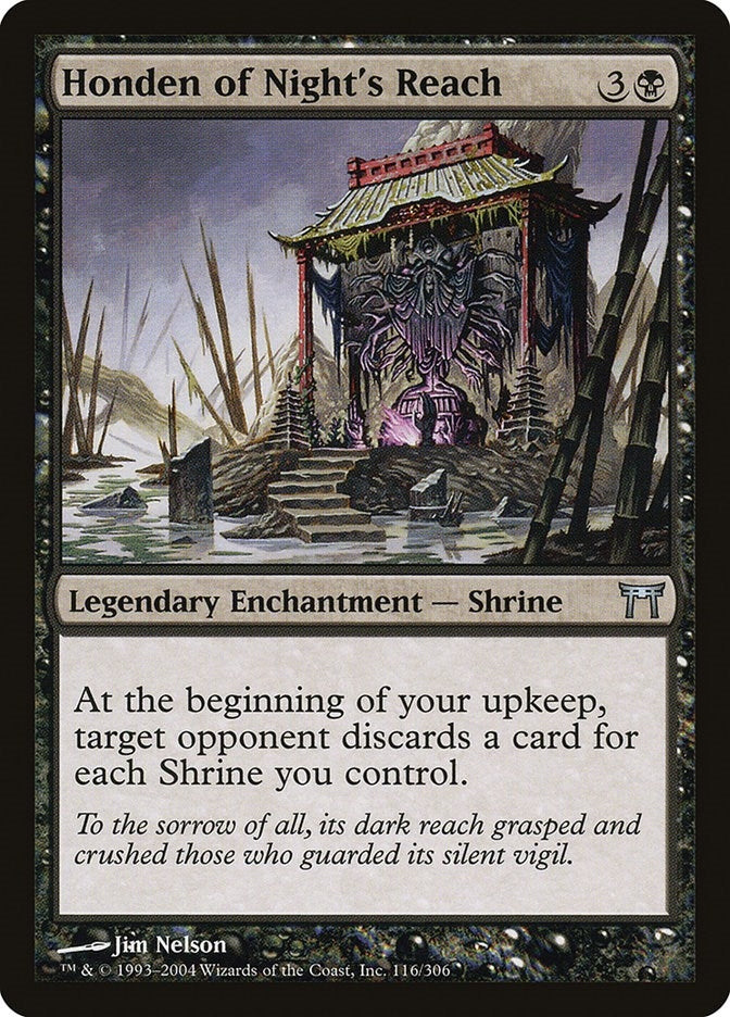 Image for Honden of Night's Reach (116) (Champions of Kamigawa) (CHK) - Magic: The Gathering