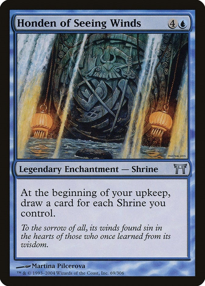 Image for Honden of Seeing Winds (69) (Champions of Kamigawa) (CHK) - Magic: The Gathering