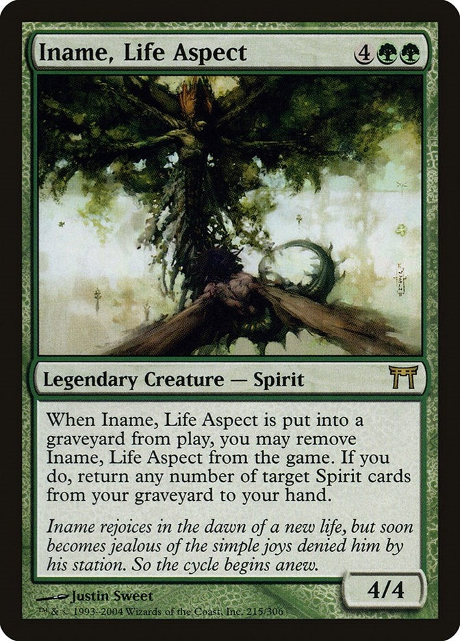 Image for Iname, Life Aspect (215) (Champions of Kamigawa) (CHK) - Magic: The Gathering