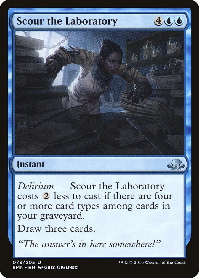 Image for Scour the Laboratory (73) (Eldritch Moon) - Magic: The Gathering