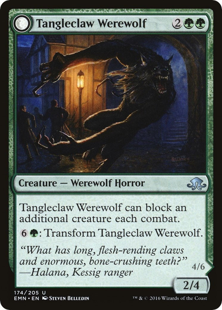 Image for Tangleclaw Werewolf (174) (Eldritch Moon) - Magic: The Gathering