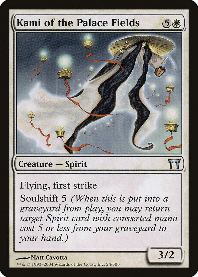 Image for Kami of the Palace Fields (24) (Champions of Kamigawa) (CHK) - Magic: The Gathering