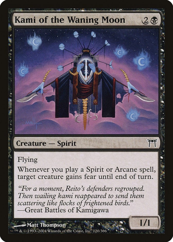 Image for Kami of the Waning Moon (120) (Champions of Kamigawa) (CHK) - Magic: The Gathering
