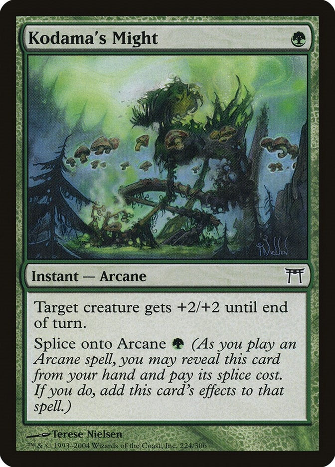 Image for Kodama's Might (224) (Champions of Kamigawa) (CHK) - Magic: The Gathering