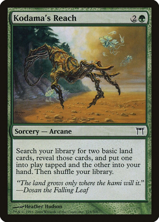 Image for Kodama's Reach (225) (Champions of Kamigawa) (CHK) - Magic: The Gathering