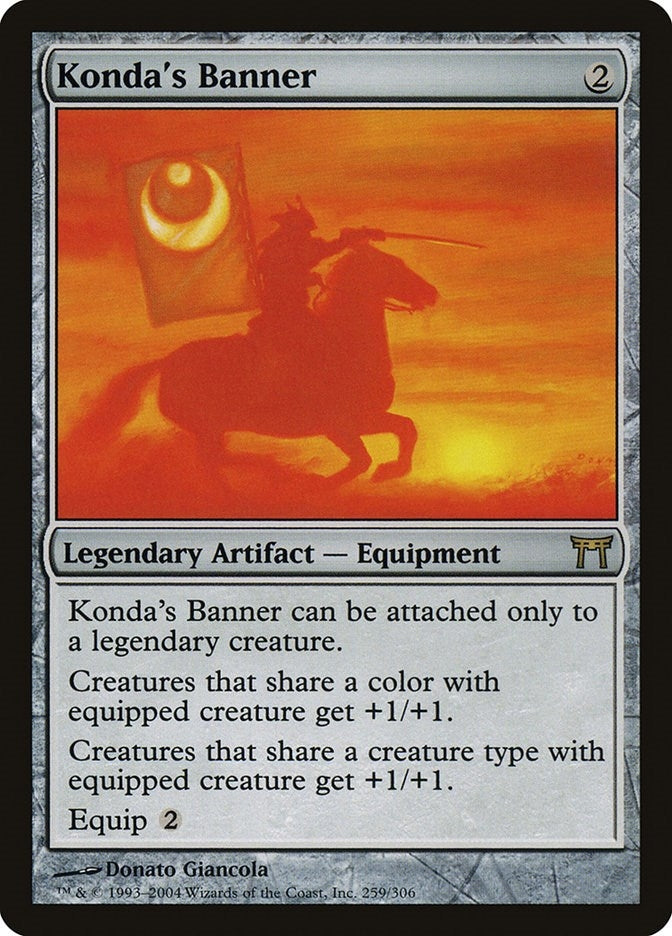 Image for Konda's Banner (259) (Champions of Kamigawa) (CHK) - Magic: The Gathering