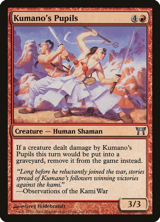 Image for Kumano's Pupils (177) (Champions of Kamigawa) (CHK) - Magic: The Gathering