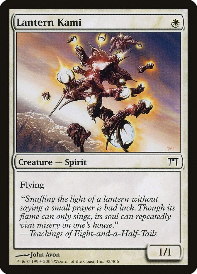 Image for Lantern Kami (32) (Champions of Kamigawa) (CHK) - Magic: The Gathering