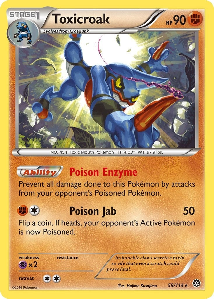 Toxicroak (59/114) (XY - Steam Siege)