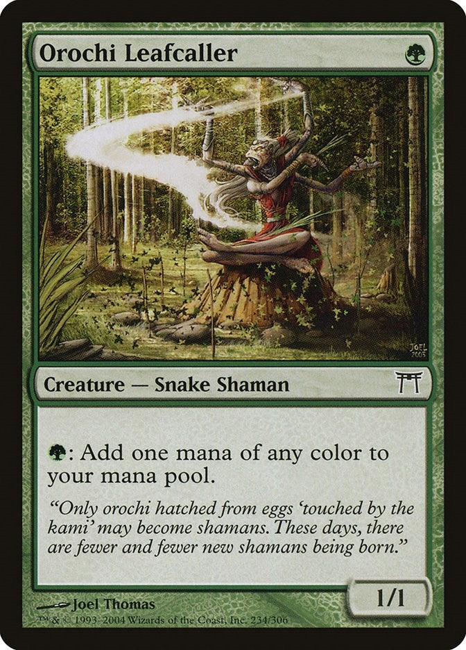 Image for Orochi Leafcaller (234) (Champions of Kamigawa) (CHK) - Magic: The Gathering