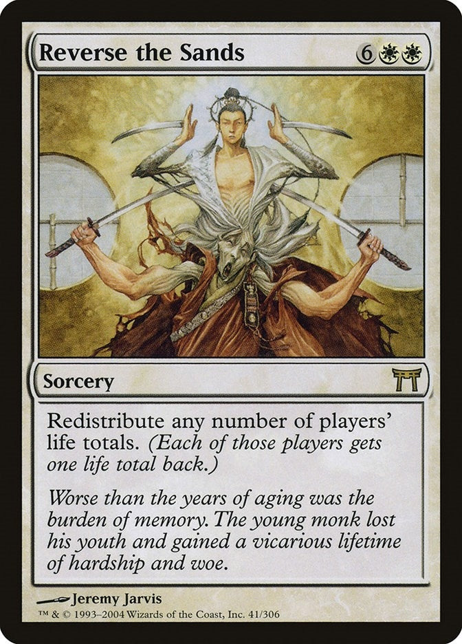 Image for Reverse the Sands (41) (Champions of Kamigawa) (CHK) - Magic: The Gathering