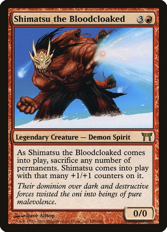 Image for Shimatsu the Bloodcloaked (186) (Champions of Kamigawa) (CHK) - Magic: The Gathering