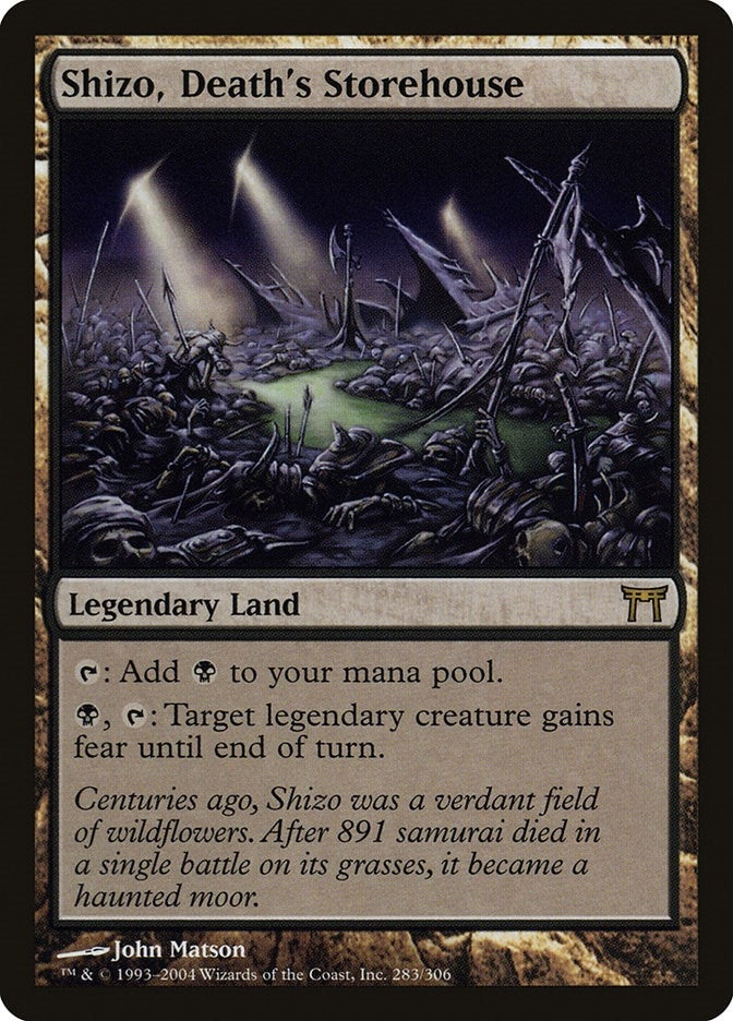 Image for Shizo, Death's Storehouse (283) (Champions of Kamigawa) (CHK) - Magic: The Gathering