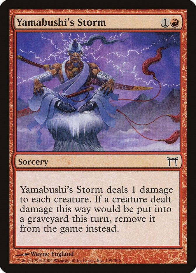 Image for Yamabushi's Storm (199) (Champions of Kamigawa) (CHK) - Magic: The Gathering