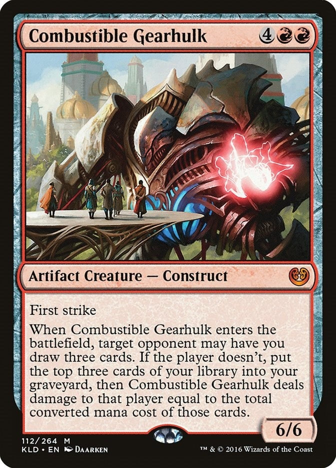 Image for Combustible Gearhulk (112) (Kaladesh) - Magic: The Gathering