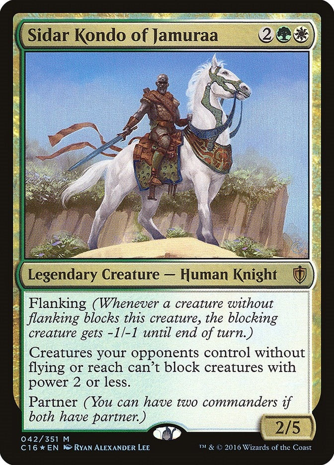 Image for Sidar Kondo of Jamuraa (42) (Commander 2016) - Magic: The Gathering