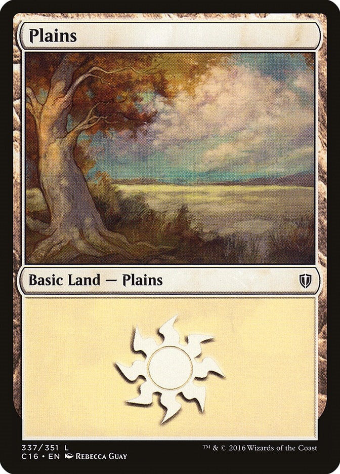 Image for Plains (337) (337) (Commander 2016) - Magic: The Gathering