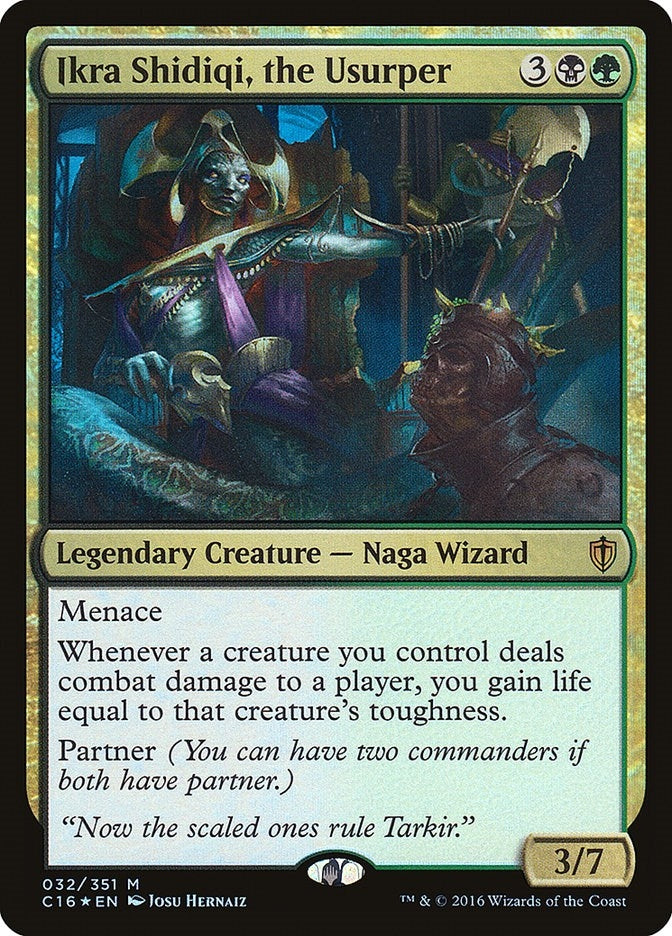 Image for Ikra Shidiqi, the Usurper (32) (Commander 2016) - Magic: The Gathering